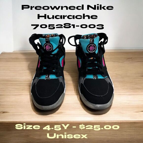 Nike Other - Nike Air Flight Huarache GS Retro Youth 705281-003 Size 4.5Y -  Unisex